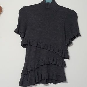 Anthropologie Dark grey  wool blend Moth sweater🎄